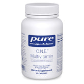 Front view of Pure Encapsulations O.N.E. Multivitamin bottle (60 capsules)