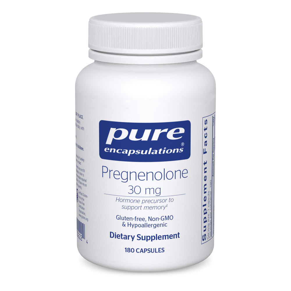 Bottle of Pure Encapsulations Pregnenolone 30 mg