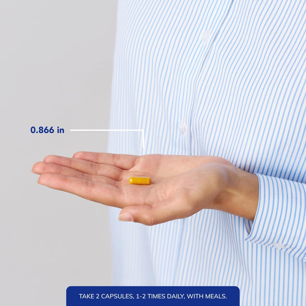 Closeup of PureCell capsules designed for easy daily use.