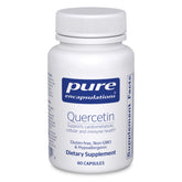 Front label of Pure Encapsulations Quercetin 500 mg bottle