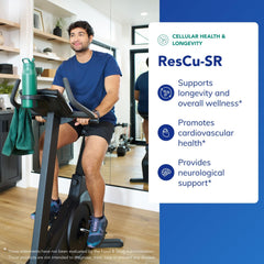 Illustration of resveratrol and curcumin ingredients in ResCu-SR