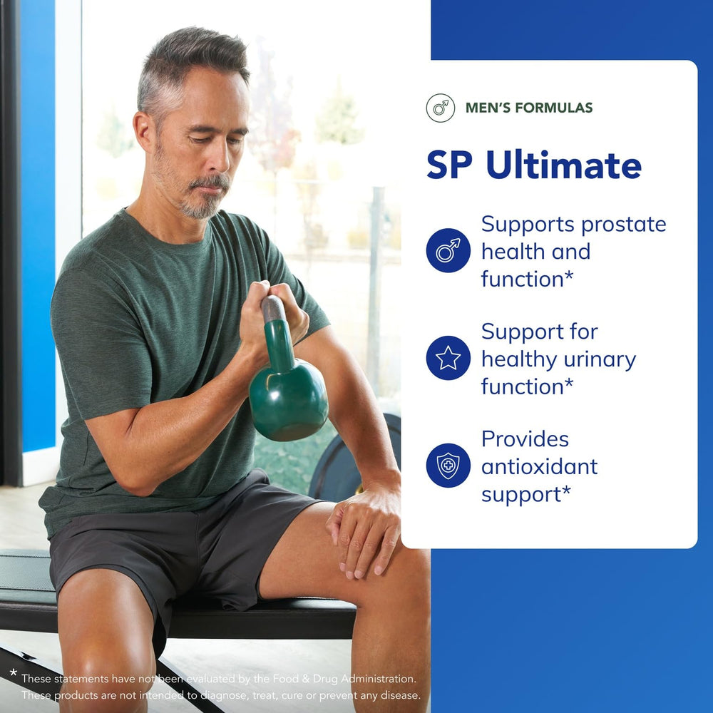 Pure Encapsulations SP Ultimate label close-up highlighting purity and premium ingredients.
