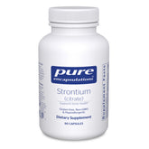 Bottle front view of Pure Encapsulations Strontium (Citrate) 90 capsules