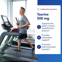 Supplement facts panel for Taurine 500 mg