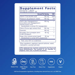 Pure Encapsulations Uric Acid Formula capsules close-up for easy daily use.