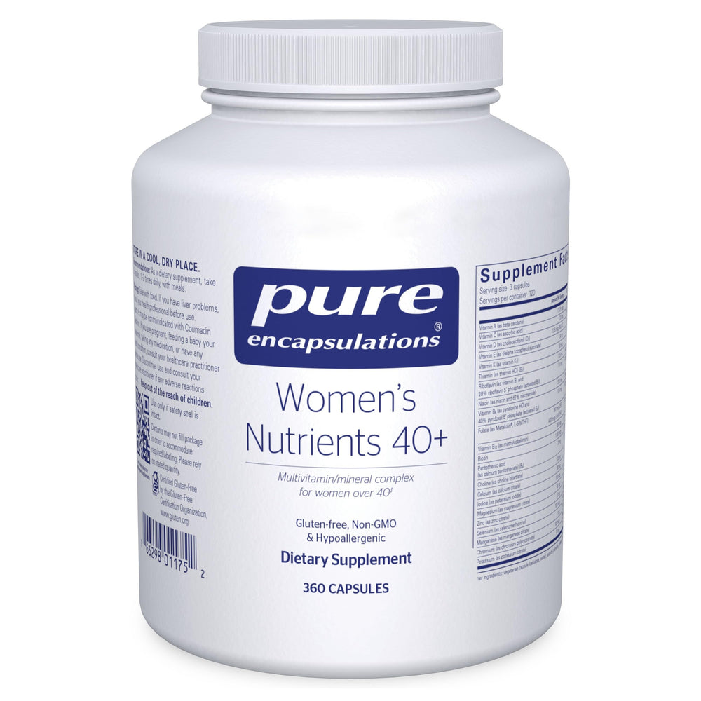 Pure Encapsulations Women's Nutrients 40+ bottle