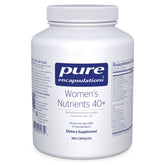 Pure Encapsulations Women's Nutrients 40+ bottle