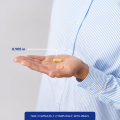Capsules stacked showing 90 capsules