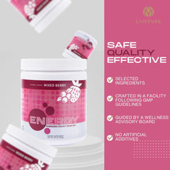 Ingredients: amino acids, minerals, herbs, and botanicals