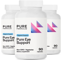 Pure Eye Support bottle label showing product name