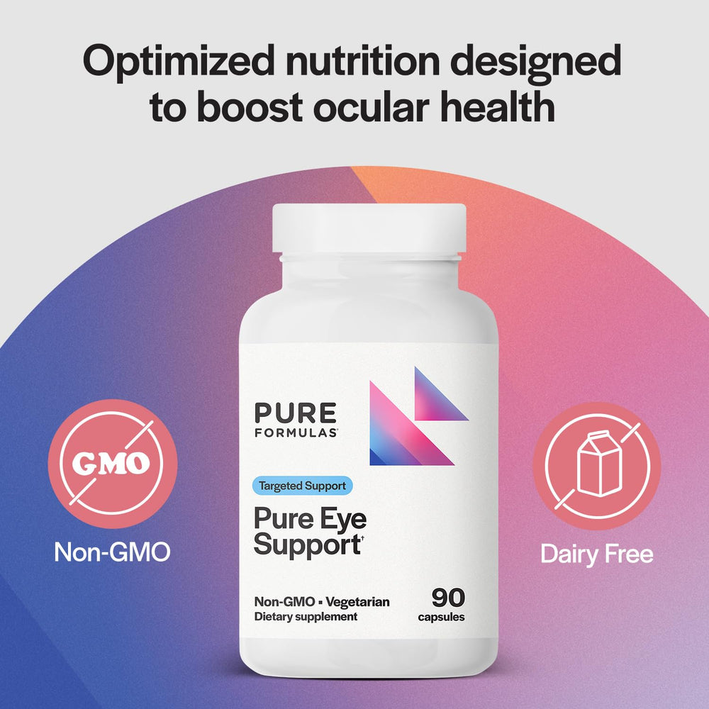 Pure Eye Support bottle with label and cap