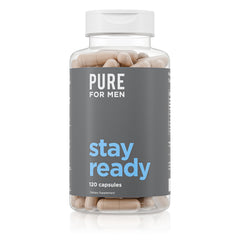 Pure for Men Stay Ready Fiber bottle with front label