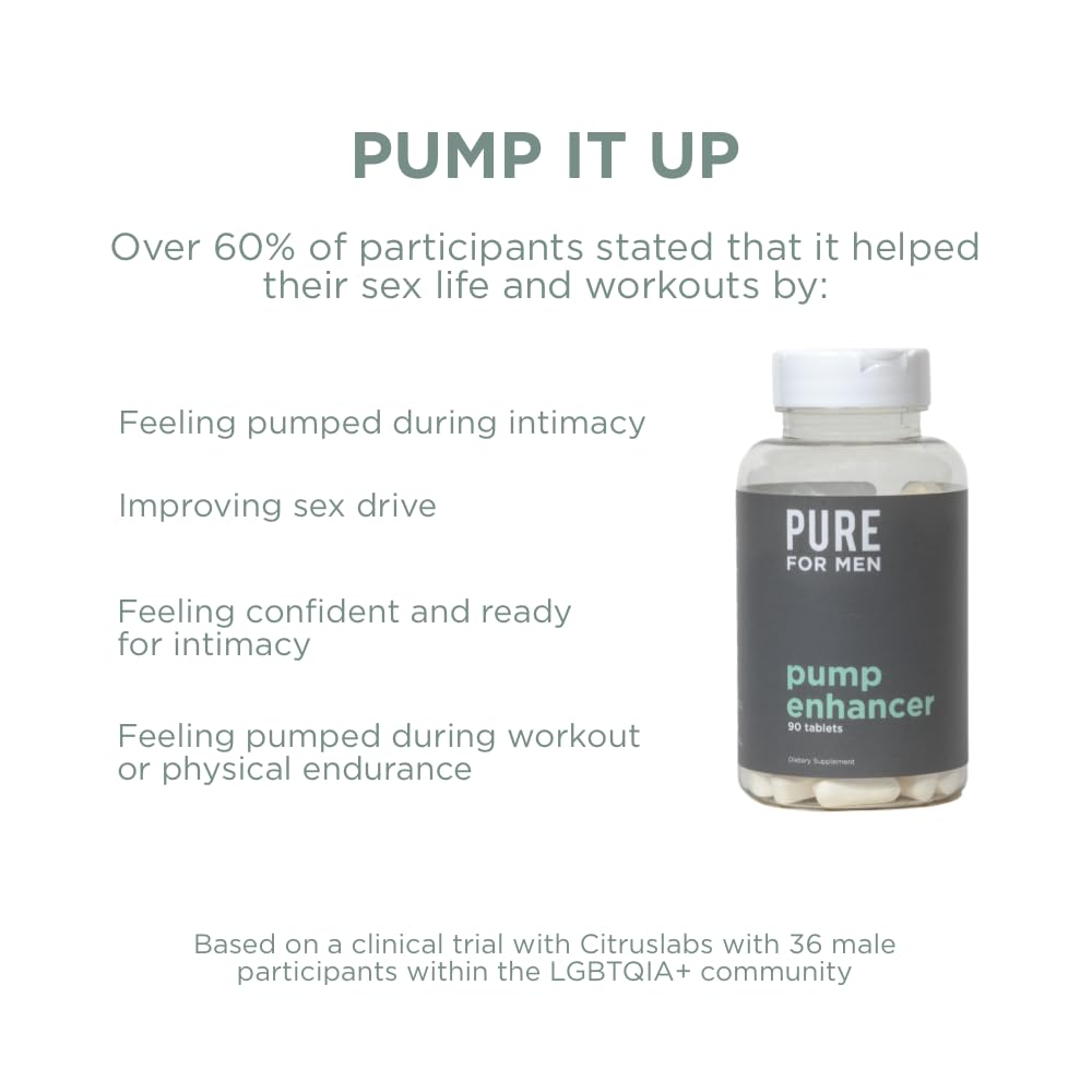 Pure for Men product certs imply FDA-registered facility and GMP certification.