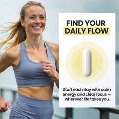 Herbal blend including Maca Root, Chlorella and Ginger in capsules