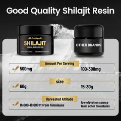 Healthy lifestyle with Shilajit resin supplement