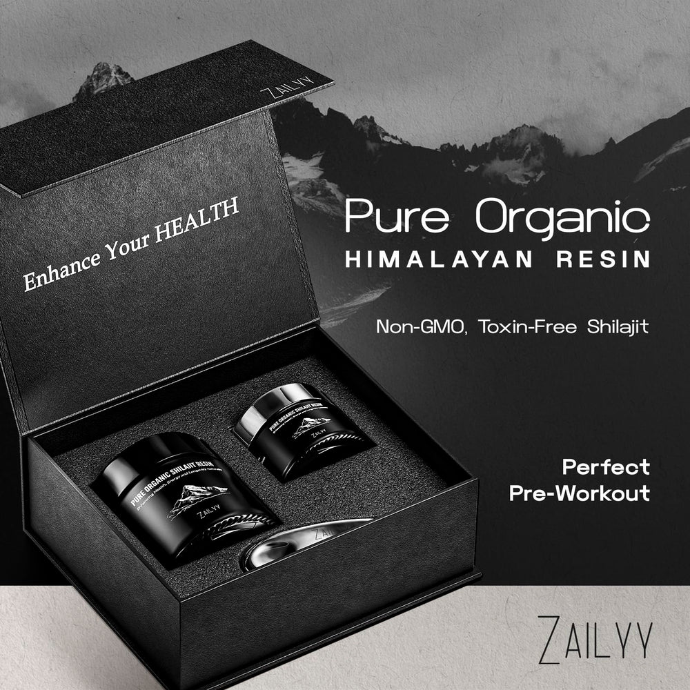 Close-up of Pure Himalayan Shilajit resin texture