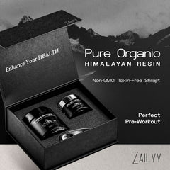 Close-up of Pure Himalayan Shilajit resin texture