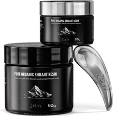 Packaging front of Pure Himalayan Shilajit Resin 80g