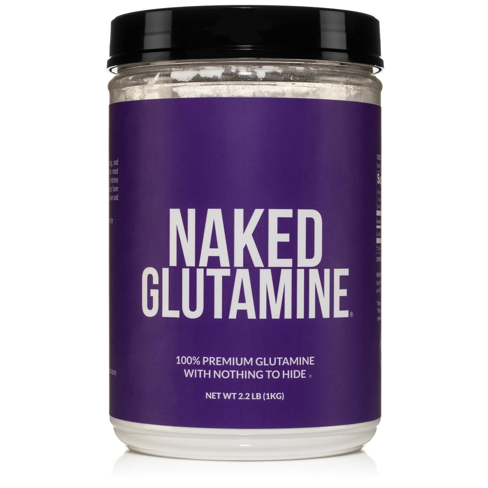 Pure L-Glutamine powder made in the USA in a 1000g bulk package (200 servings)