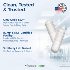 Magnesium Glycinate 200mg capsules with calm sleep imagery