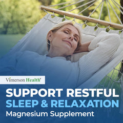 Nerve function and mood support graphics for magnesium glycinate