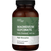 Bottle of Pure Magnesium Glycinate 500mg capsules