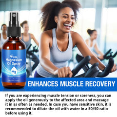 Skin after magnesium oil spray absorption