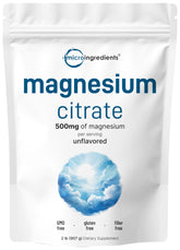 Front label of Pure Magnesium Powder 2lbs