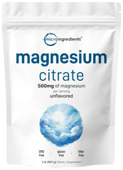 Front label of Pure Magnesium Powder 2lbs