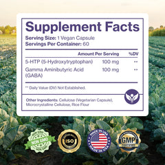 Pure natural ingredients used in the supplement