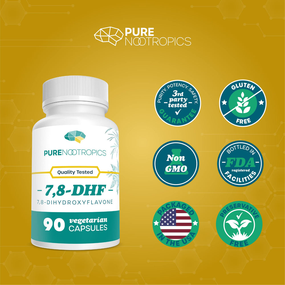 90 vegetarian capsules bottle for 7,8-DHF