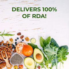 Vegan and all-natural formulation on packaging