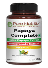 Pure Nutrition Papaya Complete bottle 120 capsules