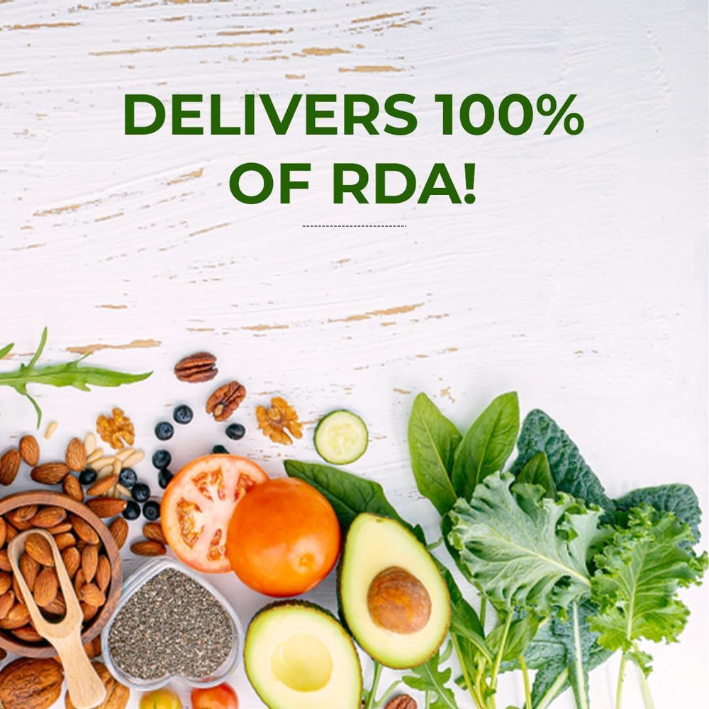 Plant-based whole-food multivitamin ingredients visual