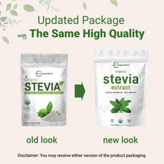 Stevia powder dissolving in a beverage