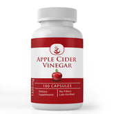 Bottle of Pure Original Apple Cider Vinegar Capsules with label