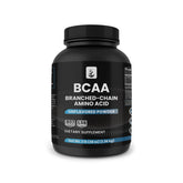 Front view of PURE ORIGINAL INGREDIENTS BCAA Powder 3 lb tub, unflavored