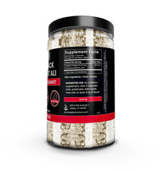 Close-up of single-ingredient Longjack capsules