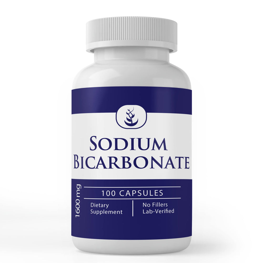 Bottle of Pure Original Ingredients Sodium Bicarbonate capsules (100 capsules)