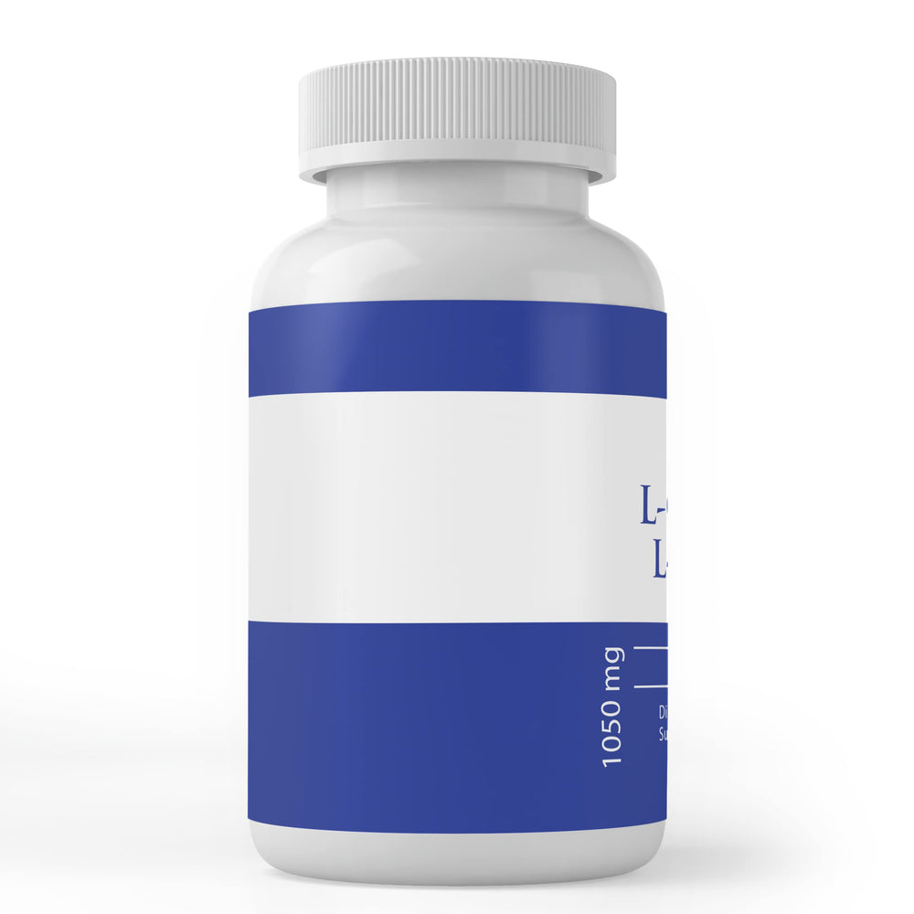 L-Carnitine L-Tartrate capsules close-up showing single-ingredient formula