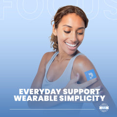 Pure Patch Focus demonstrates water resistance for active days.