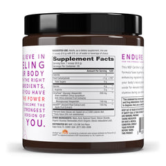 Label highlighting glycine and L-Arginine ingredients