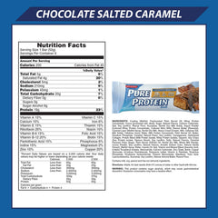 On-the-go energy snack: Pure Protein Bars Chocolate Salted Caramel