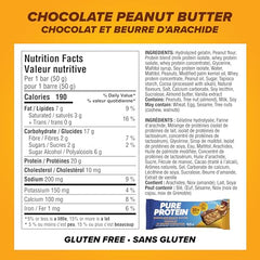 Pure Protein bars resealable packaging keeps snacks fresh on the go.