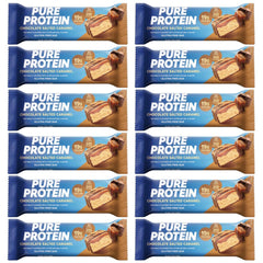 Pure Protein Bars Salted Chocolate Caramel 1.75 oz 12-count - front view
