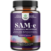 Front view of Pure SAM-e 150mg bottle