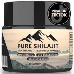 Pure Shilajit Himalayan resin 30g jar