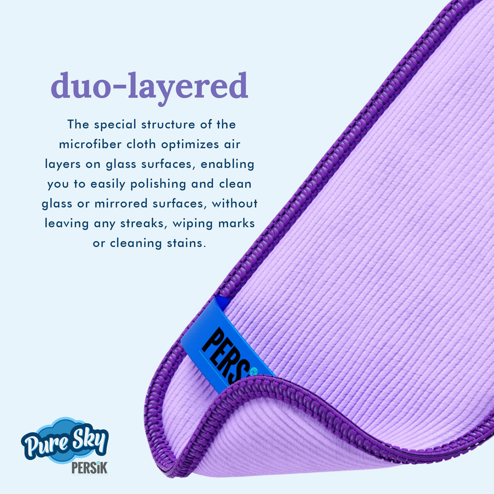 Washable and reusable Pure-Sky microfiber cloth