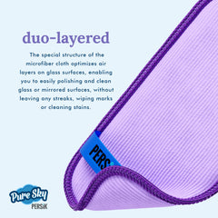 Washable and reusable Pure-Sky microfiber cloth