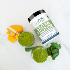 PURE Sport Vegan Protein Chocolate flavor container front